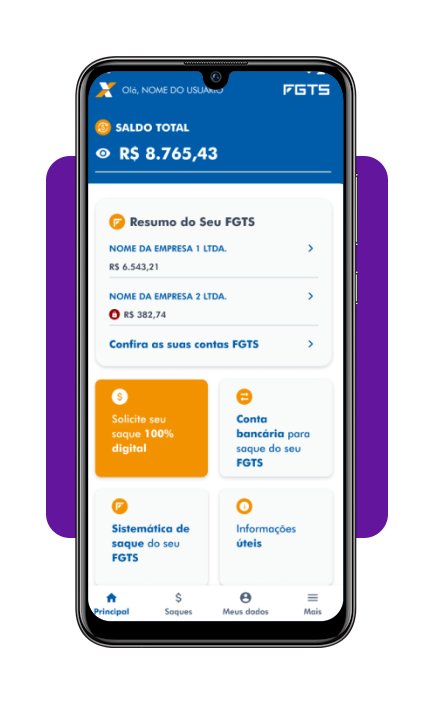 FGTS liberado no celular corpo 1