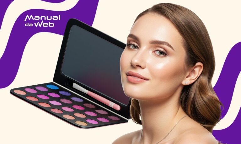 Maquiagem e penteado com IA