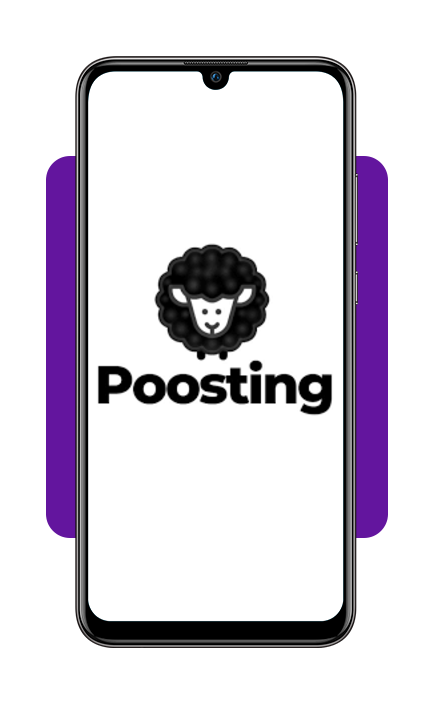 Como criar um depoimento virtual do Orkut nos dias de hoje 6 Tela do aplicativo Poosting com feed cronológico e design retrô