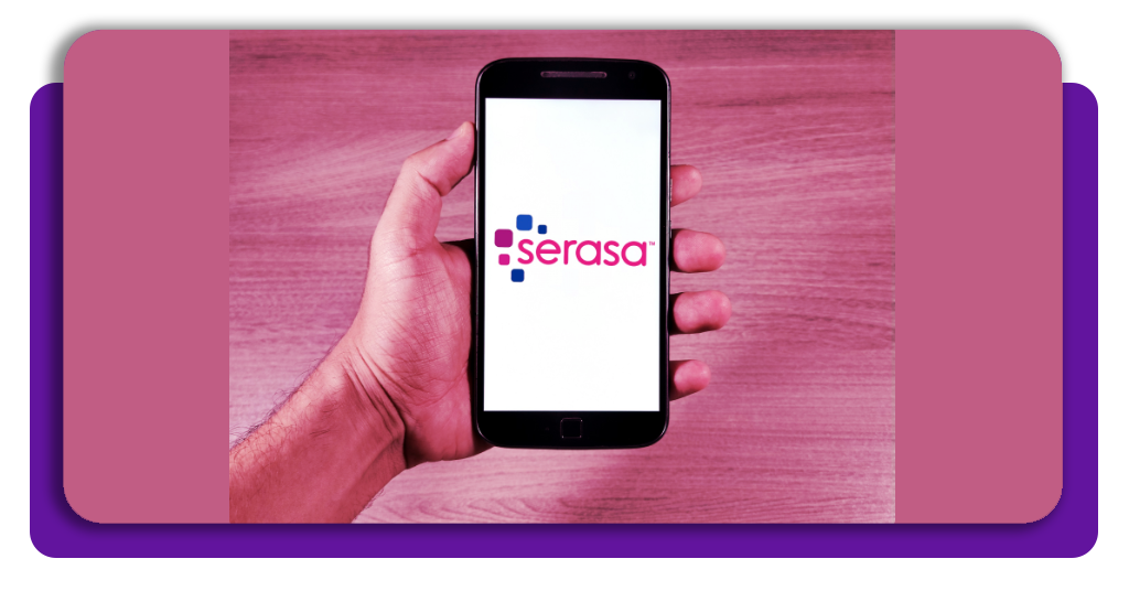 App gratuito mostra se os seus dados foram parar na Dark Web 2 Print do app Serasa na tela de um celular com ícone do app