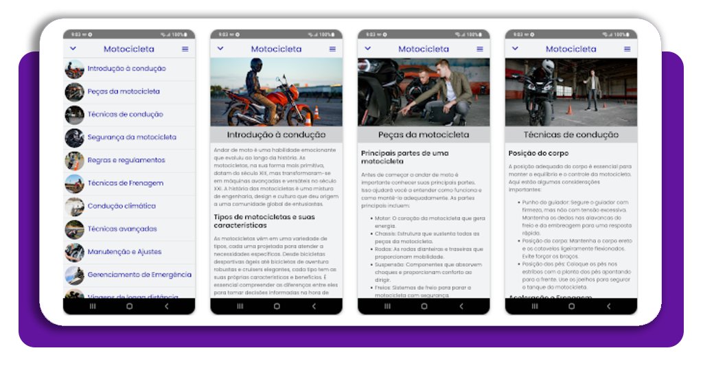  Baixe o manual de direção de moto no celular e aprenda pilotagem do básico ao avançado. Veja módulos, passo a passo e dicas para estudar pelo aplicativo.