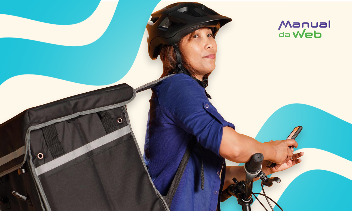 Ganhe dinheiro fazendo entrega de pacotes com bicicleta