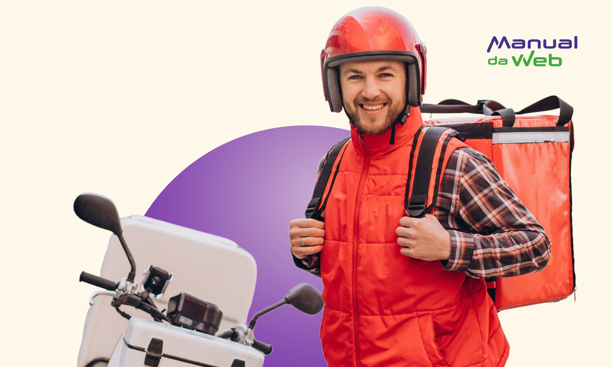 Aplicativo para ganhar dinheiro fazendo entrega de pacotes com moto