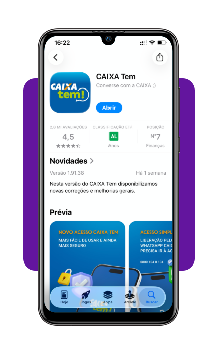 App oficial para consultar limite do cartão de crédito Caixa Tem 2 IMG 5607 01