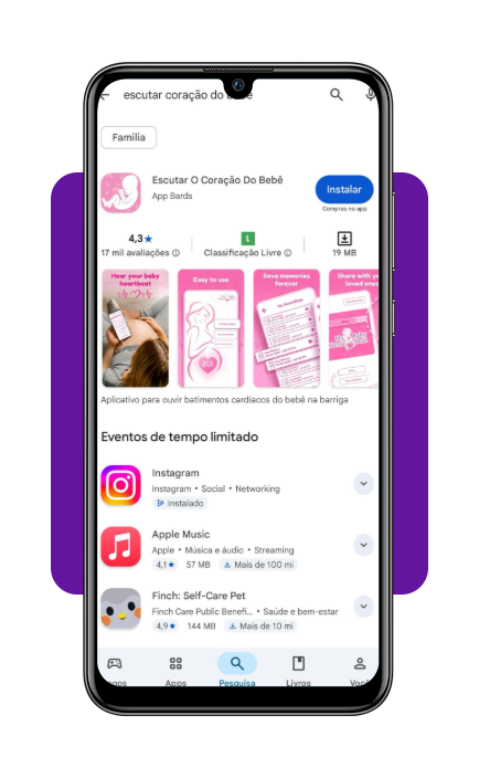 Aplicativo para ouvir os batimentos cardíacos do bebê pelo celular 2 IMG 5894 01