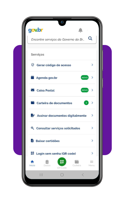Aplicativo para substituir o RG antigo pelo novo 100% grátis 5 Passo 4 - emitindo a Carteira de Identidade Nacional no aplicativo Gov.br