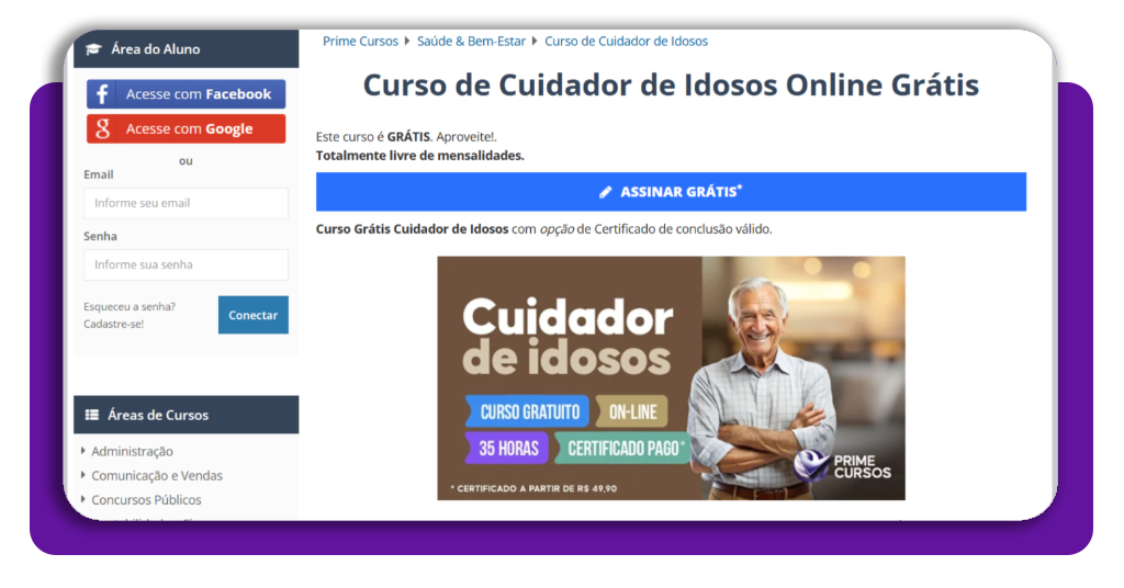 Curso de cuidador de idosos grátis: formação rápida e emprego fácil 1 IMG 6519 01