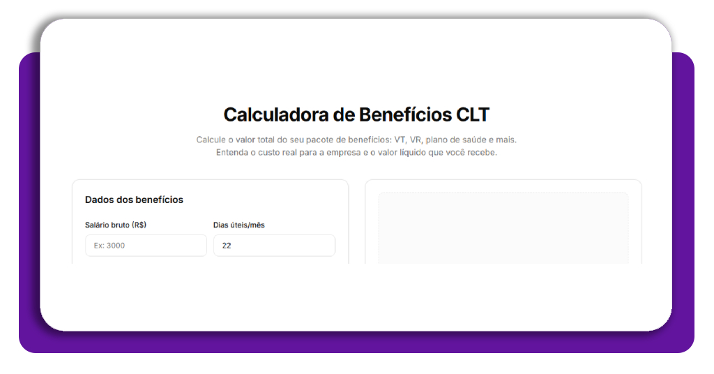 Use esta calculadora e saiba se seu VR/VT/Auxílios CLT estão corretos 1 IMG 6547 01