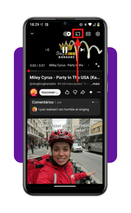 Karaokê na TV antiga: veja como cantar usando o celular 4 IMG 7035 03